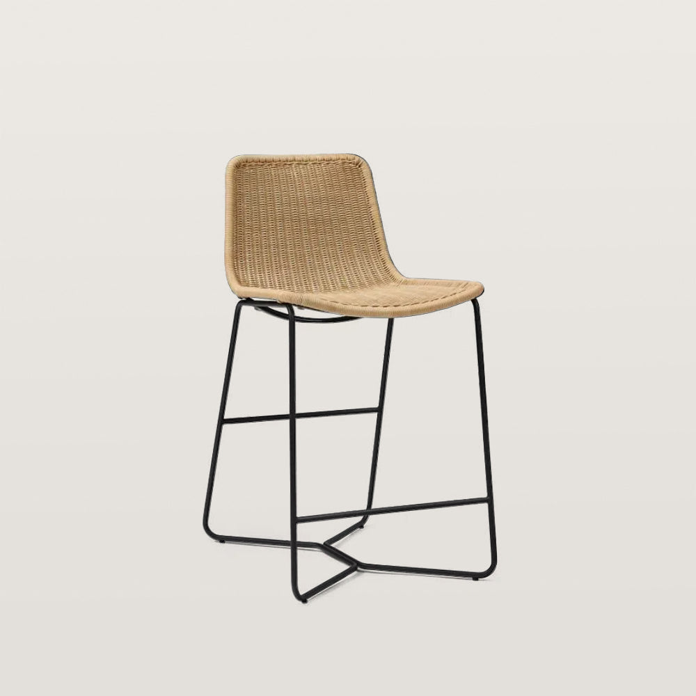 Rattan Wicker Outdoor Chairs High Counter Stool