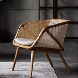 Rattan Accent Chairs Woven Outdoor Armchair Seating