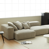 L-Shape Modular Corduroy Sectional Sofa