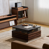 Modern Coffee Table Storage Cabinet With Light