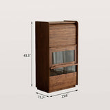 Wood Storage Cabinet Buffet Sideboard Cabinet