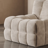 Corduroy Waffle Single Leisure Sofa Chair For Living Room