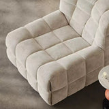 Corduroy Waffle Single Leisure Sofa Chair For Living Room