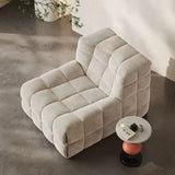 Corduroy Waffle Single Leisure Sofa Chair For Living Room