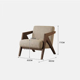 Middle Ancient Style Leisure Chair for Living Room