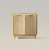 Modern Sideboard Fluted Buffet Cabinet with Storage Cabinet