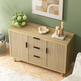 Modern Sideboard Fluted Buffet Cabinet with Storage Cabinet