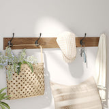 Rattan Shoe Storage Bench Entryway Bench with Seat Cushion