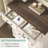 Vabches Farmhouse 43in Tall Chest of Drawers for Bedroom