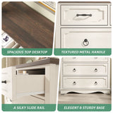 Vabches Farmhouse 43in Tall Chest of Drawers for Bedroom