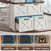 Vabches 4 Drawer Farmhouse Lateral File Cabinet