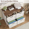 Vabches 4 Drawer Farmhouse Lateral File Cabinet