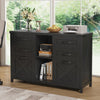 Farmhouse Lateral Filing cabinet Fits Letter for Home Office