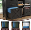 Farmhouse Lateral Filing cabinet Fits Letter for Home Office