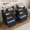 Farmhouse Lateral Filing cabinet Fits Letter for Home Office