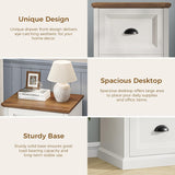 Walnut and White