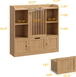 Vabches 4-Cubby Toy Storage Organizer for Living Room