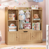 Vabches 4-Cubby Toy Storage Organizer for Living Room