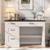 47in Executive Desk with 3 Drawers and Adjustable File Drawer
