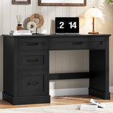 47in Executive Desk with 3 Drawers and Adjustable File Drawer