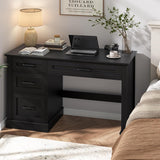 47in Executive Desk with 3 Drawers and Adjustable File Drawer