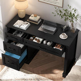 47in Executive Desk with 3 Drawers and Adjustable File Drawer