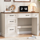 47in Executive Desk with 3 Drawers and Adjustable File Drawer