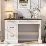 47in Executive Desk with 3 Drawers and Adjustable File Drawer