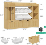Vabches Kids Toy Organizer with 3 Movable Drawers