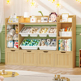 Vabches Kids Toy Organizer with 3 Movable Drawers