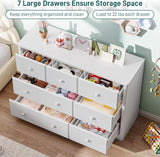 Multi-Functional Wood Large Chest of White Drawers for Bedroom