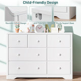 Multi-Functional Wood Large Chest of White Drawers for Bedroom