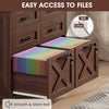 Vabches 6 Drawer Lateral File Cabinet with Lock