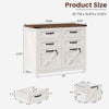 Vabches 6 Drawer Lateral File Cabinet with Lock
