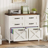 Vabches 6 Drawer Lateral File Cabinet with Lock