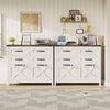 Vabches 6 Drawer Lateral File Cabinet with Lock