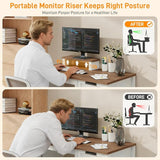 47.2IN Farmhouse Computer Desk with Adjustable File Drawer