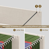 Vabches File Cabinet with 2 Drawers with Adjustable Shelves
