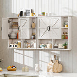 Bathroom Wall Cabinet Over The Toilet Storage Cabinet with Barn Door
