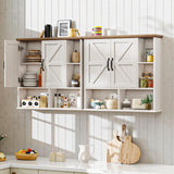 Bathroom Wall Cabinet Over The Toilet Storage Cabinet with Barn Door