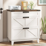 Vabches Lateral File Cabinet with 3 Drawers