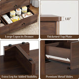 Vabches 8 Drawer Changing Table Dresser for Bedroom