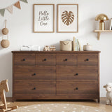 Vabches 8 Drawer Changing Table Dresser for Bedroom