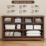 Vabches 8 Drawer Changing Table Dresser for Bedroom