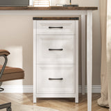 Freestanding File Cabinet with Farmhouse Drawers
