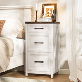 Freestanding File Cabinet with Farmhouse Drawers