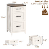 Freestanding File Cabinet with Farmhouse Drawers