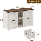 Farmhouse Lateral Filing cabinet Fits Letter for Home Office