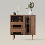 Mid-Centery Sideboard Storage Cabinet with Silding Door