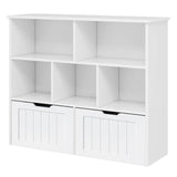 Kids Bookshelf Toy Storage Organizer with 5 Storage Cubbies